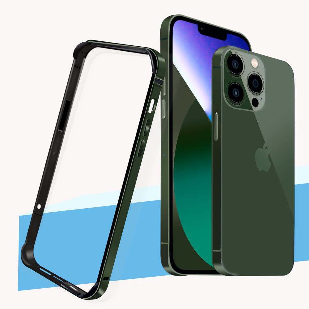 iPhone 13 ダークグリーン + ケース Amazon.co.jp: iPhone 13向け バンパー ケース ストラップホール